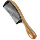 thumbnail image 1 of Handmade Buffalo Horn and Sandalwood Hair Combs - Anti-Static Naturally Scented Wooden Hair Brushes (Fine Tooth), 1 of 4