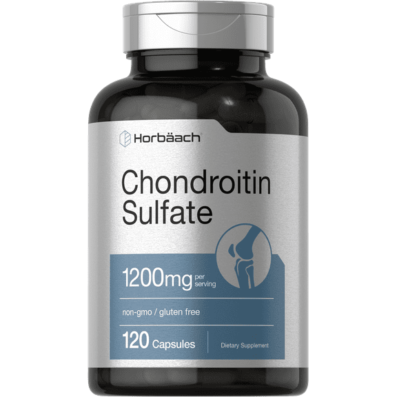 Chondroitin Sulfate 1200mg | 120 Capsules | Non-GMO & Gluten Free Supplement | by Horbaach