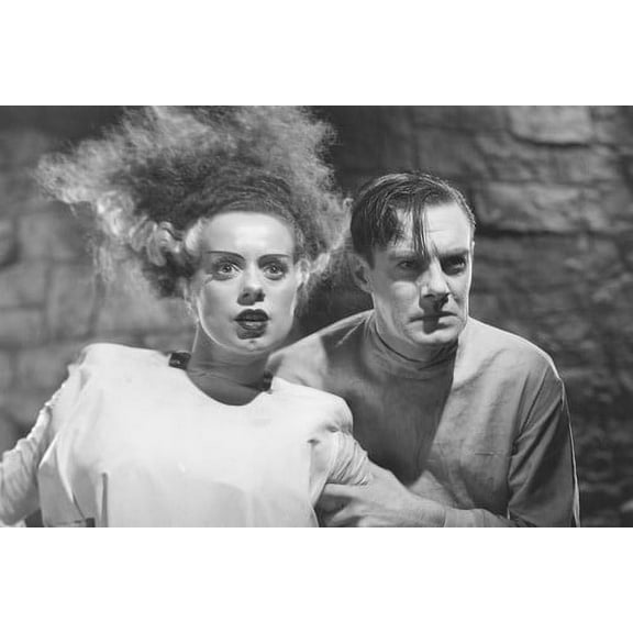 Elsa Lanchester Bride Of Frankenstein B&W 24X36 Poster