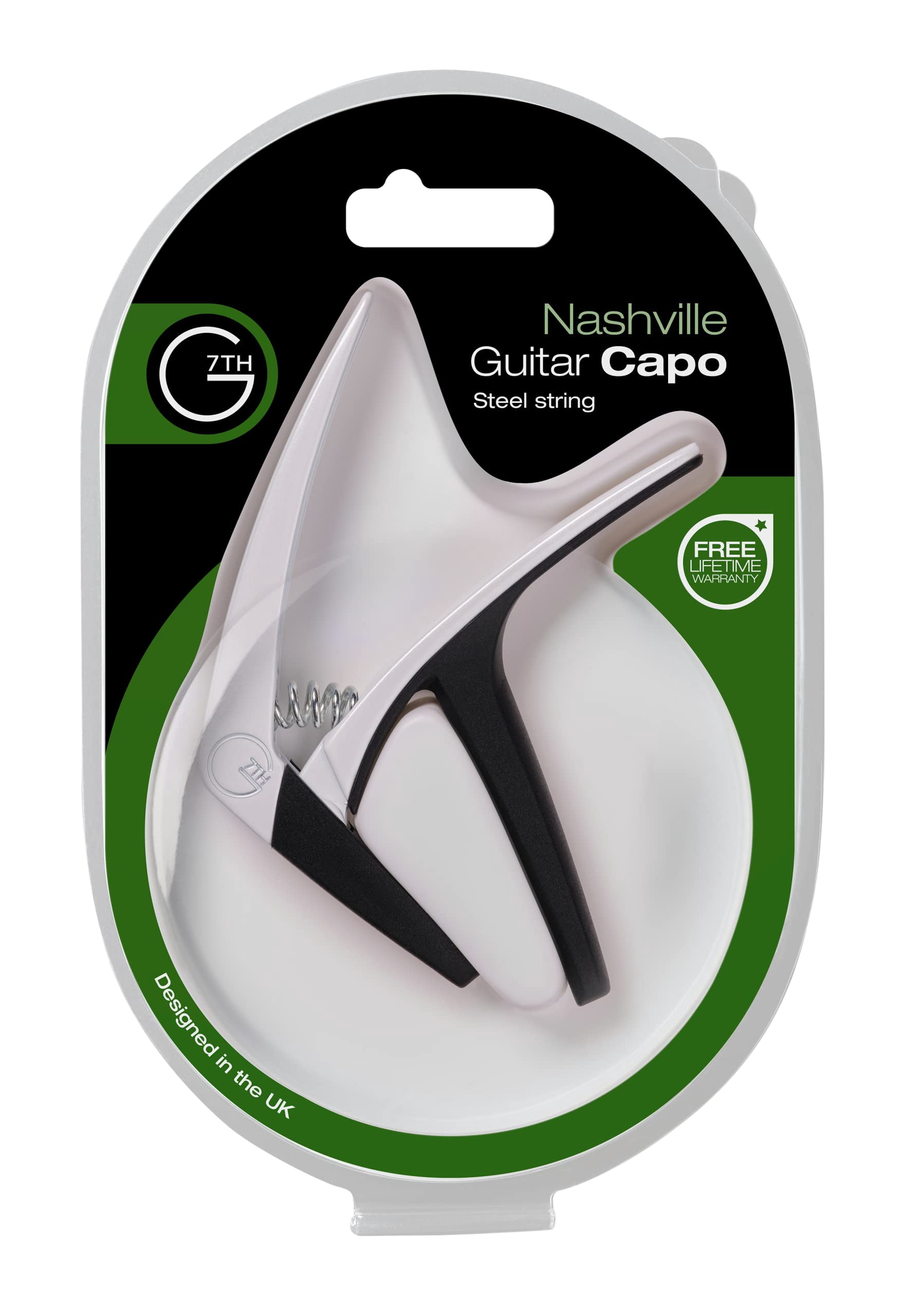 G7th Nashville Spring-Operated Guitar Capo White