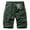 Army Green, variant on Penkiiy Men's Shorts Multi Pocket Cargo Pants Loose Casual Pants Straight Leg Pants Mens Summer Shorts with Pockets Hiden Drawstring 30 Gray On Sale