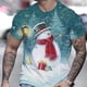 thumbnail image 1 of Camisetas de tren de Navidad para hombre, Top informal de verano con estampado 3d, camisetas holgadas de gran tamaño, ropa de manga corta de diseñador callejero para hombre, 1 of 4