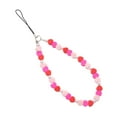 thumbnail image 2 of Funda para teléfono, correa para la muñeca, elegantes llaveros, regalo ideal, lindas correas para amuletos de teléfono. Cuentas en forma de corazón, 2 of 9