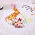 thumbnail image 6 of Easter Table Runner Spring Bunnies Eggs Flowery Table Runner Cutwork Embroidered Floral And Bunnies Eggs Dresser Scarf Table Topper Home Kitchen Dining Tabletop Decoration (Runner 15"×69"), 6 of 6