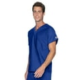 thumbnail image 4 of Landau Scrub Zone Unisex Relaxed Fit 1-Pocket V-Neck Scrub Top 71221, 4 of 6