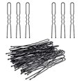 thumbnail image 1 of DNHCLL 100PCS Horquillas en Forma de U de Metal Negro Pinza para el Cabello para Moño Curvo Horquilla Especial para el Cabello del Estudio para niñas, Mujeres y peluquería se Utiliza para Agregar Herr, 1 of 5