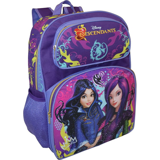 Descendants - Backpack - Disney - Descendants Mal Evie Girls School Bag ...