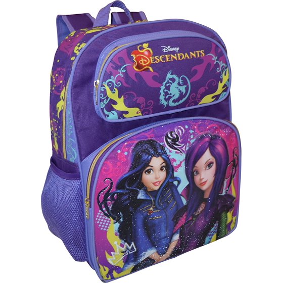 Descendants Backpack Disney Descendants Mal Evie Girls School Bag