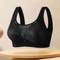 thumbnail image 2 of snilers Daisy Bras for Women Comfortable Mesh Breathable Bra Full Support Wide Back Bralettes No Underwire Everyday Bras, 2 of 3
