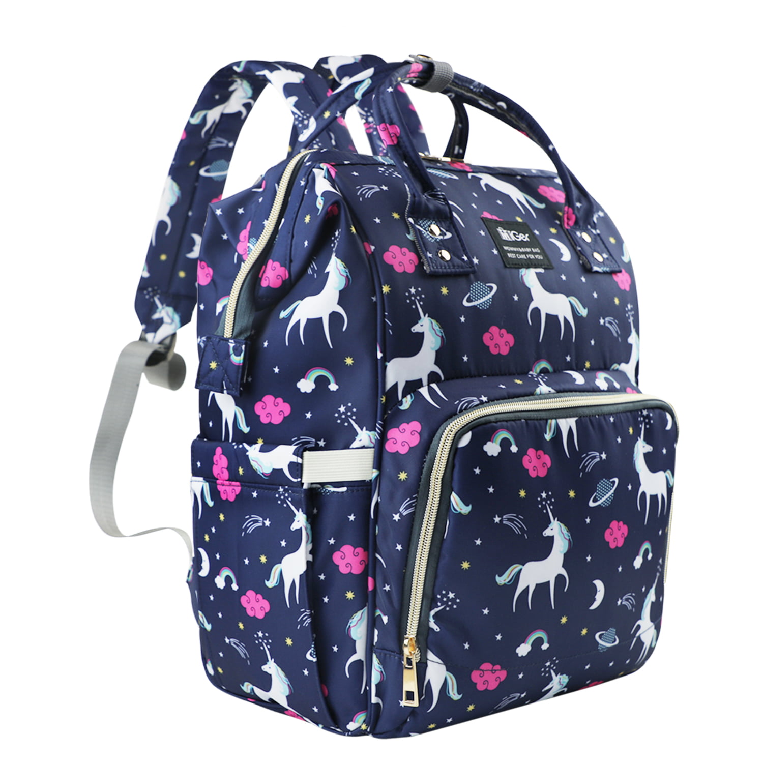 Diaper Bag Backpack Large Capacity Unicorn Baby Travel Bookbag 