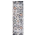 thumbnail image 2 of Luxee Designs Montana 3x8 Runner Area Rug, Durable Low - Pile Geometric Pattern Indoor Rugs for Living Room, Bedroom, Kitchen, Office, High Traffic Area - Blue/Orange, 2 of 10