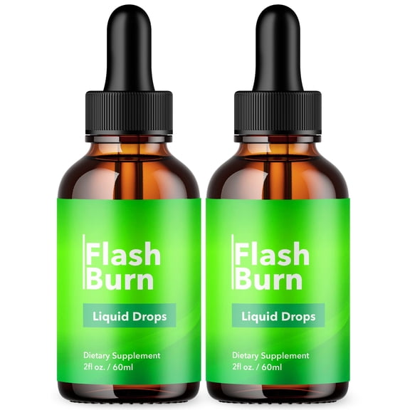 Flash Burn Advanced Formula Drops Supporting Your Active Lifesyle Naturally FlashBurn 60 Servings
