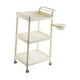 thumbnail image 4 of Carrito con ruedas de 3 niveles, soporte para cosméticos, estante de esquina portátil, almacenamiento Sin cajón, 4 of 9