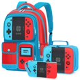thumbnail image 1 of Set de mochila JIRAIKEI para gamer, bolsa de comida, 43 cm, estuche para lápices, 1 of 7