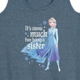 thumbnail image 3 of Disney Frozen 2 - It's So Much Fun Being A Sister Elsa - Women's Racerback Tank Top, 3 of 5