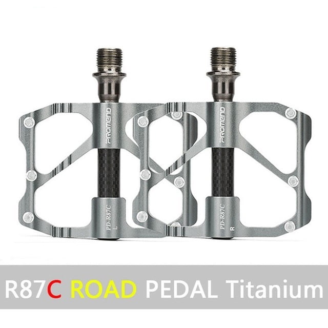 Aluminium Carbon tube Road BMX MTB Mountain Bike 3 Bearings Pedals Bicycle Pedal 