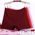 thumbnail image 2 of Yuzhih Boyshorts Panties for Women Plus Size Cotton Boxer Briefs High Waist Comfy Underwear Soft Stretch Boy Shorts 3 Pack, 2 of 4