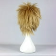 thumbnail image 4 of Unique Bargains Wigs for Women 14" Bright Gold Tone Wigs with Wig Cap, 4 of 6