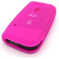thumbnail image 3 of ZHAOCHENG The Big Red Finest - Funda VD de Silicona para Llave de Coche de 3 Botones Rosa Fluorescente, 3 of 5