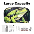 thumbnail image 3 of Frog Cable Organizer Waterproof Oxford Cloth Travel Case, PC Case, Cable Organizer Bag, Cable Organizer Desk, Electronic Digital Products Storage Case 5.9x9.44x3.14 in, 3 of 6
