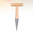 thumbnail image 2 of 1PC Portable Gardening Hole Puncher Fertilization Tool Professional Widger Planting Dispenser for Gardening Use (Wood Color), 2 of 9