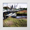 thumbnail image 3 of Alan Hausenflock 12x12 White Modern Wood Framed Wall Art Titled - Marsh Harbor Square I, 3 of 5