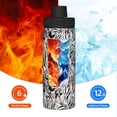 thumbnail image 5 of Fotbe Leopard And Zebra Pattern 18 Oz Sports Insulated Kettle Vacuum Cup Stainless Steel Travel Mug Cup Thermal Flask,Insulated Kettle for Cycling Gym Basketball Outdoor, 5 of 7