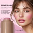 thumbnail image 4 of Lakerain Flushing Cream Blush Stick Natural Color Soft And Smooth Lip And Cheek Dual-Use Blush Stick, 4 of 7