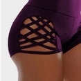 thumbnail image 5 of Bigersell Underwear Women Clearance Womens Plus Size Underwear Boy Shorts Panty Style P-1230 Cotton Plus Size Panties Cotton Thongs Ladies Briefs Mid Waist Women's Bikini Panties Purple XXL, 5 of 5
