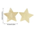 thumbnail image 5 of Cubiertas de pezones de empanadas suministros de estilo confiable de sujetador de encaje Partidas anti-Protrusiones Partes Clubes Multi forma que oculta Kylace Star Flesh 1 par Inevent AP008651-13, 5 of 5