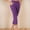 Purple, variant on SCSAlgin Women's Capri Pants Casual Business Dressy Pull On Stretch High Waisted Work Yoga Leggings