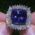 thumbnail image 3 of EOEMY Luxury 925 Silver Filled Ring Cubic Zirconia Women Wedding Jewelry Size 6-10-6, 3 of 4