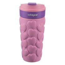 Cool Gear 20 Fluid Ounce Heart Sleeve Coffee Tumbler - Pink