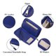 thumbnail image 3 of Monedero de mujer, monedero de cuero con cremallera blindado Rfid, 3 of 5