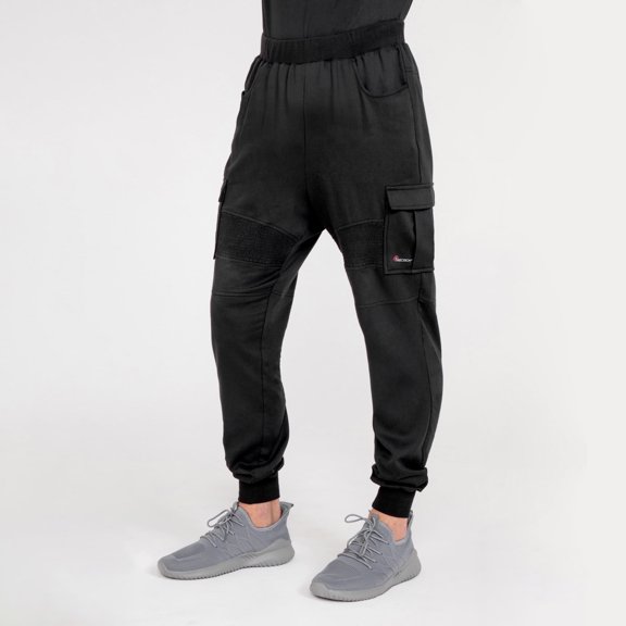 Antimicrobial Scrub Men's Premium Jogger Pants, Small, Black