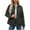 Black, variant on Quilted Jackets for Women Plus Size Lightweight Collar Puffer Jacket Button Down Winter Warm Coat Casual Loose Long Sleeve Padded Coats with Pockets Orange XXXL