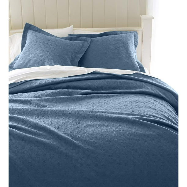 Marie Matelasse Stonewashed Twin Coverlet