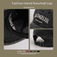 thumbnail image 4 of Gorra de béisbol pequeña con cara de estilo americano retro para mujer, gorras casuales simples y combinadas con todo para primavera y verano para hombres, 4 of 5
