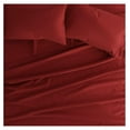 thumbnail image 7 of Double-Brushed Microfiber Twin Sheet Set 3 Piece – Oeko-TEX Certified Ultra Soft & Wrinkle-Free - 16" Deep Pocket Sheets - Easy Care Twin Size - Burgundy, 7 of 7