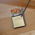 thumbnail image 2 of Chrysanthemums in Watercolor Sticky Note Holder 3.25 in x 5.25 in, 2 of 3
