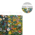 thumbnail image 5 of Yayeee Shower Curtain with Hooks 72"x72" Waterproof Fabric Bathroom Hanging Decor, Green Floral Garden, 5 of 5