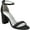 Black Fabric, variant on Bandolino Womens Armory 2 Ankle Strap Open Toe Dress Sandals
