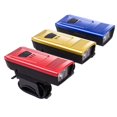 thumbnail image 1 of Bike Front Light USB Rechargeable 4 Mode Bicycle Headlight Flashlight Lamp 500 mAh 55 Lumen Safety Warning lamp, 1 of 5