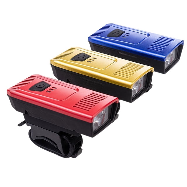 Bike Front Light USB Rechargeable 4 Mode Bicycle Headlight Flashlight Lamp 500 mAh 55 Lumen Safety Warning lamp