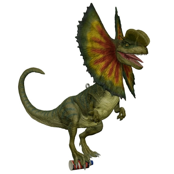 Hallmark Keepsake Christmas Ornament 2023, Jurassic Park 30th Anniversary Dilophosaurus, Dinosaur Gifts. .08 lbs.