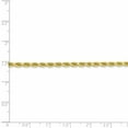 thumbnail image 5 of 10K Yellow Gold necklace Rope chain Diamond-cut 24 in 3 mm, 5 of 5