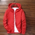 thumbnail image 2 of Y-Sunset Big & Tall Men's Lightweight Jacket, UPF 50+ Waterproof Athltic Windbreaker, Zip Up Hoodie Packable Softshell Jacket for Travel​ Hiking, 2 of 3