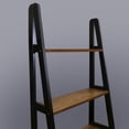 thumbnail image 5 of Casual Home 5-Shelf Ladder Bookcase - Rustic Brown/Black, 5 of 11