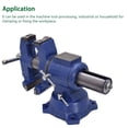 thumbnail image 2 of 4 inch Multipurpose Vise Bench, Heavy Duty Multi-Jaw Vise 360 Degree Rotation Clamp on Vise with Swivel Base & Head for Clamping Fixing Equipment Home Industrial Use, 2 of 6