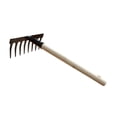 thumbnail image 4 of Rake de jardín Mango cómodo Herramienta de jardín para propietarios de hogares 8 dientes, 4 of 8